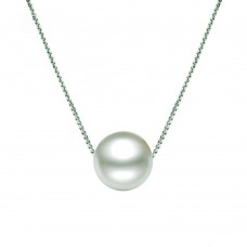 Faux Pearl Pendant Necklace 